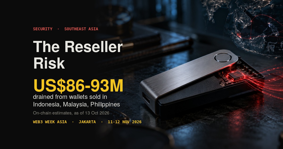 Ledger CryptoBilis Drain: The Reseller Risk in Asia | W3W