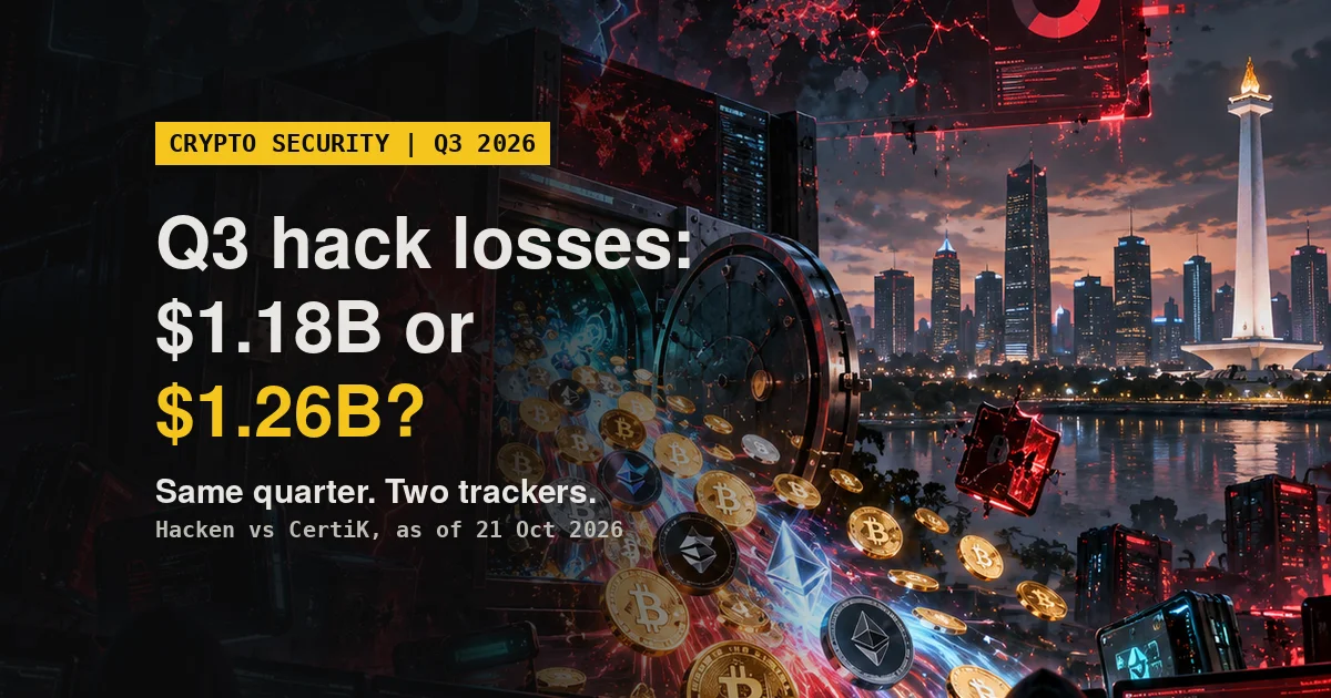 Q3 Crypto Hacks: $1.18B or $1.26B? | W3W