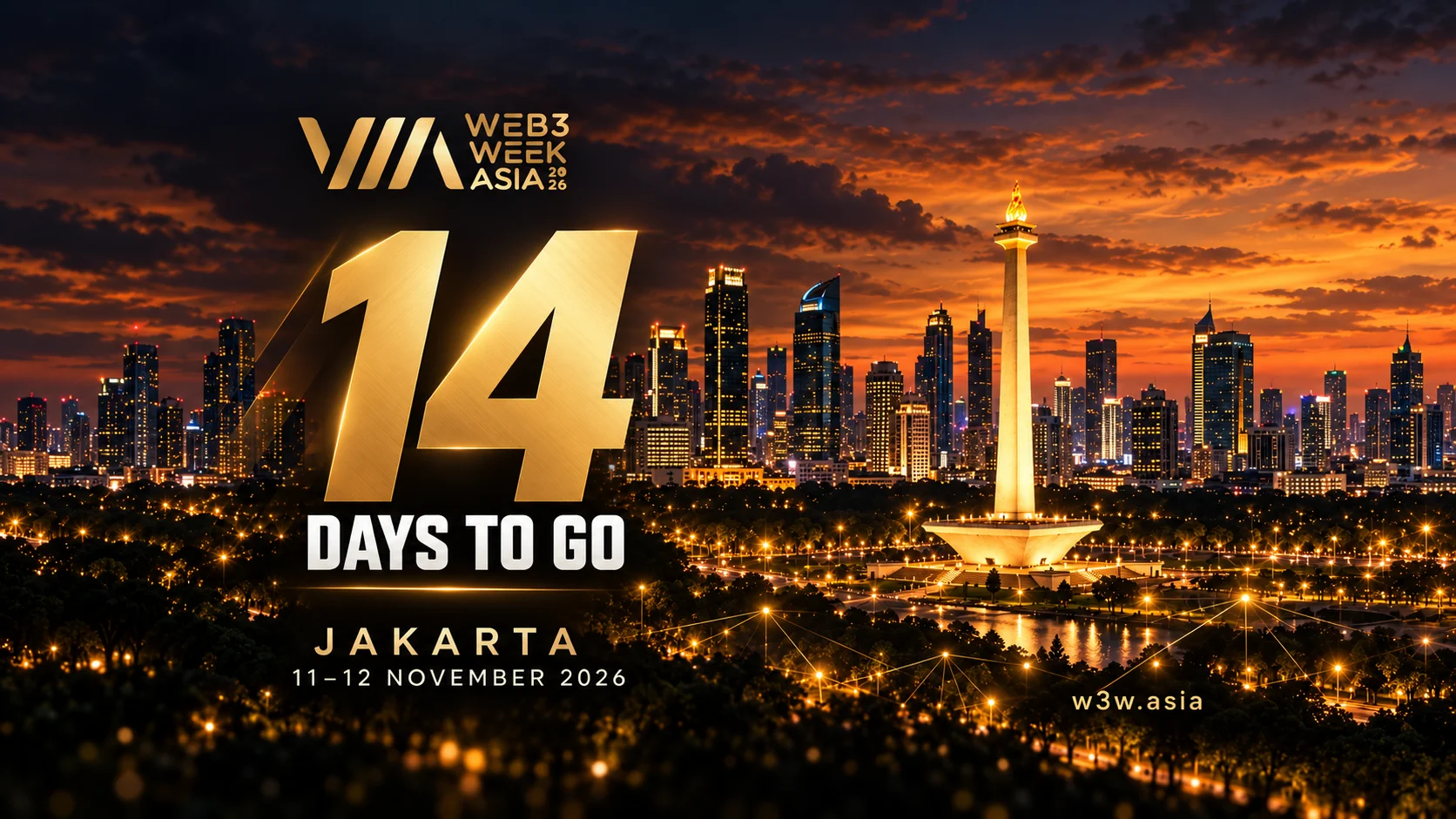 14 Days to Web3 Week Asia: Fed, BI and OJK Dates | W3W